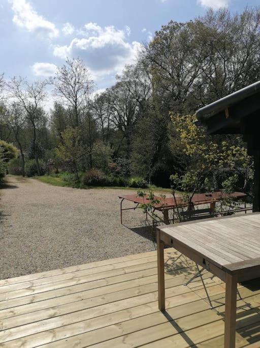 Chalet En Pleine Nature Au Bord D'Un Etang Lanvallay Extérieur photo